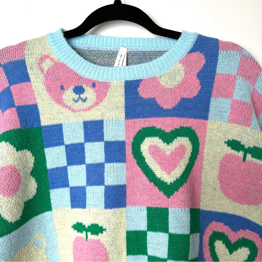 Dreamers Multicolor Patterned Sweater - Picture 2 of 11